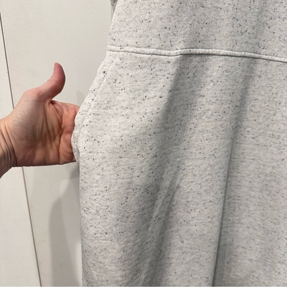 Eileen Fisher Organic Cotton 3/4 Sleeve Shift Dress Size Large White Gray - Picture 11 of 13